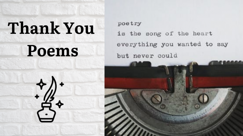 Thank You Poems