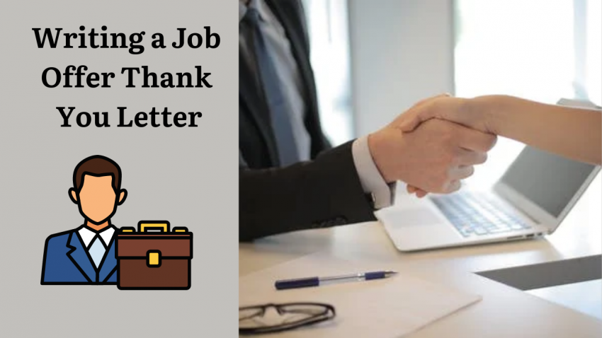 Writing A Job Offer Thank You Letter The Thank You Notes Blog