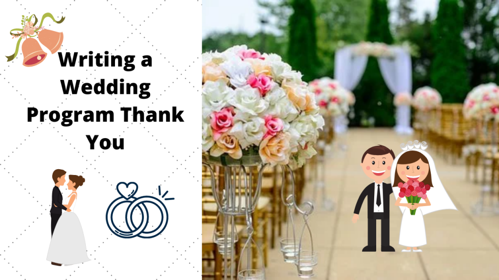 Writing A Wedding Program Thank You The Thank You Notes Blog