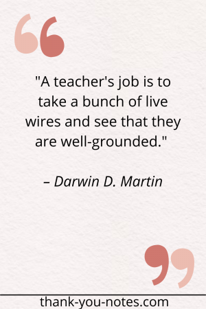 Thank You Quotes For Teachers - The Thank You Notes Blog