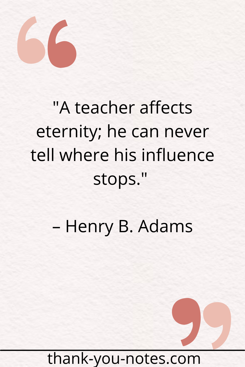 Thank You Quotes For Teachers - The Thank You Notes Blog