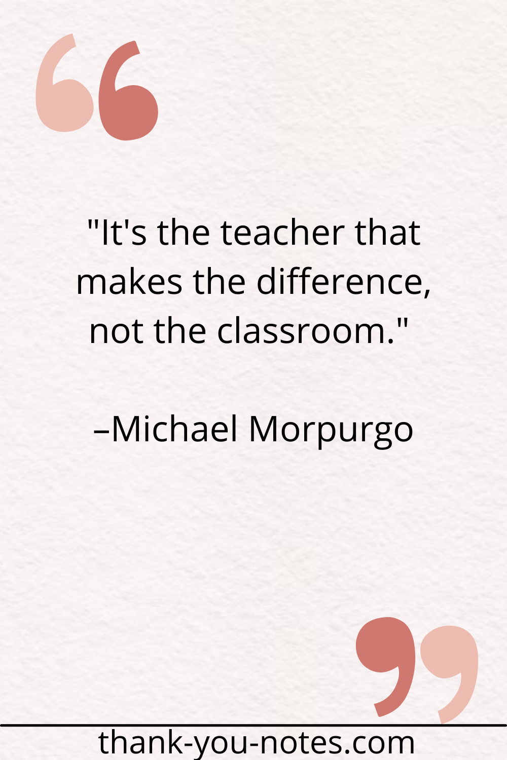 Thank You Quotes For Teachers - The Thank You Notes Blog