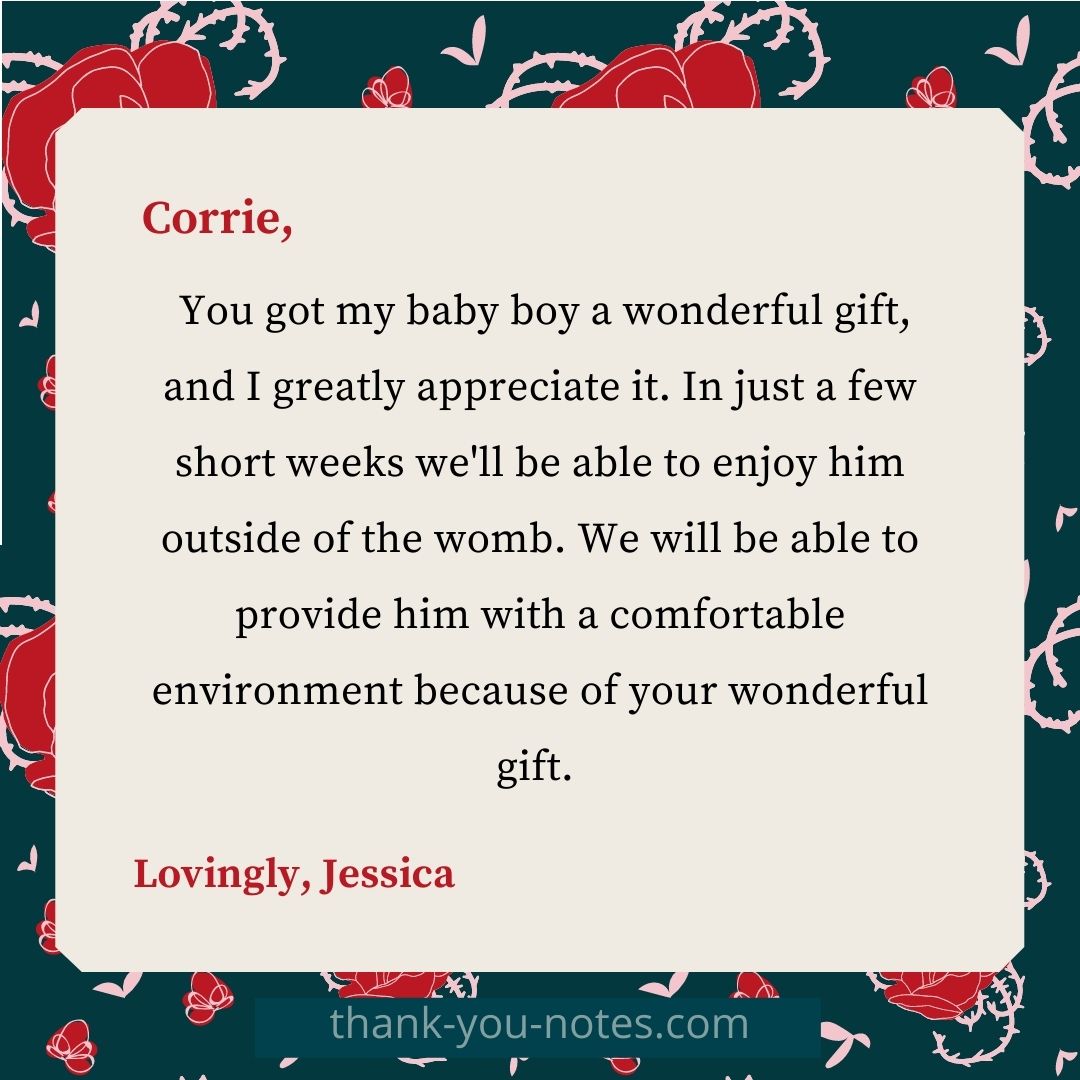 Baby Shower Thank You Notes