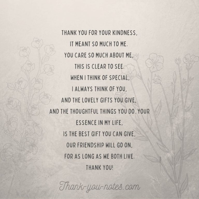 Thank You Poems - The Thank You Notes Blog