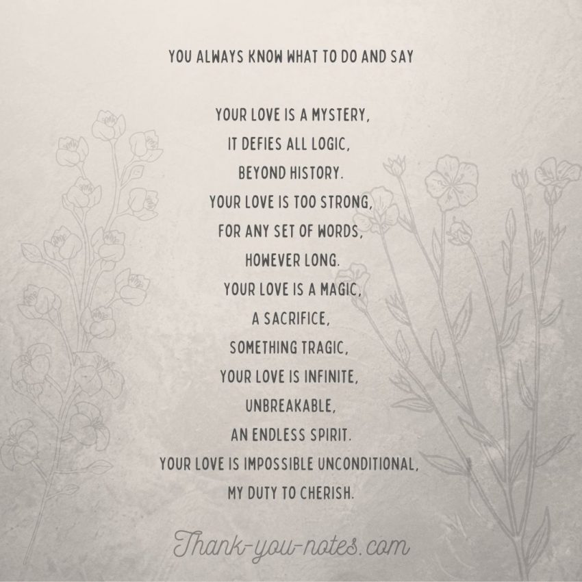 Parent Thank You Poems – The Thank You Notes Blog