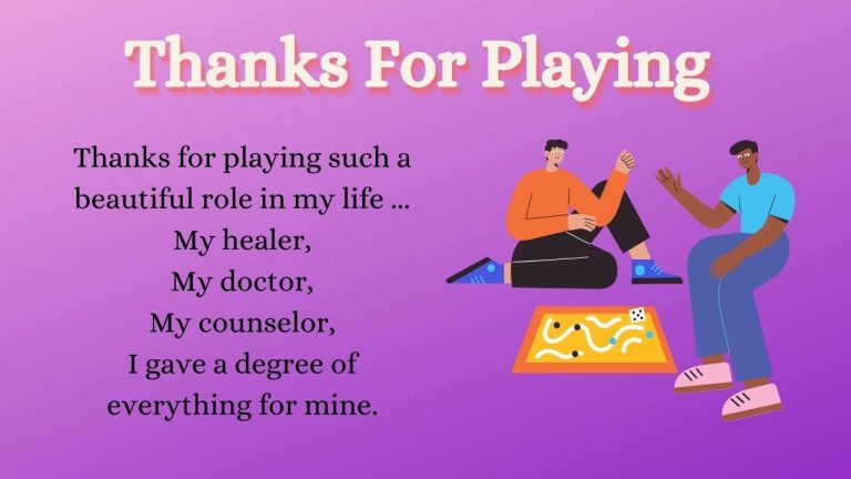 Thanks For Playing The Thank You Notes Blog
