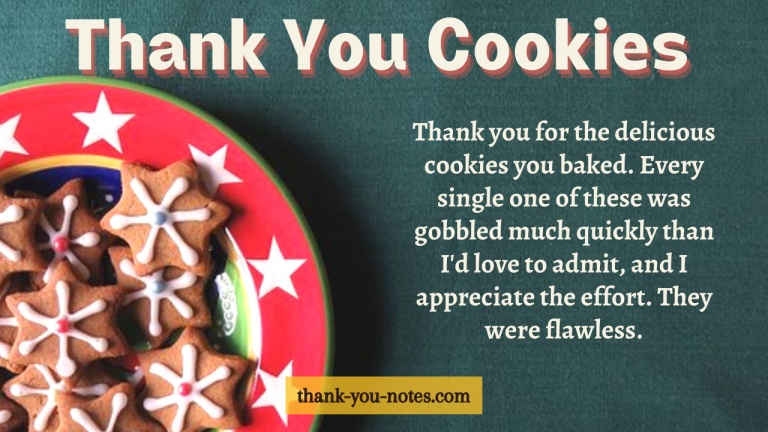 30 Simple & Sweet Thank You For Cookies Messages