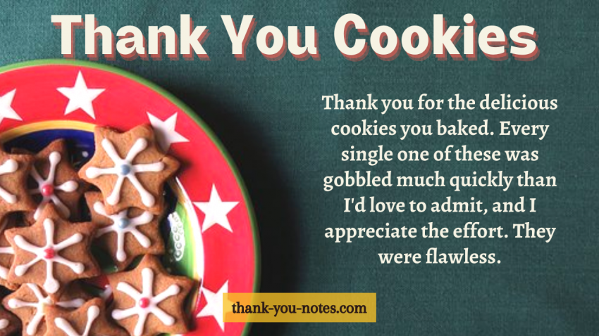 30 Simple & Sweet Thank You for Cookies Messages