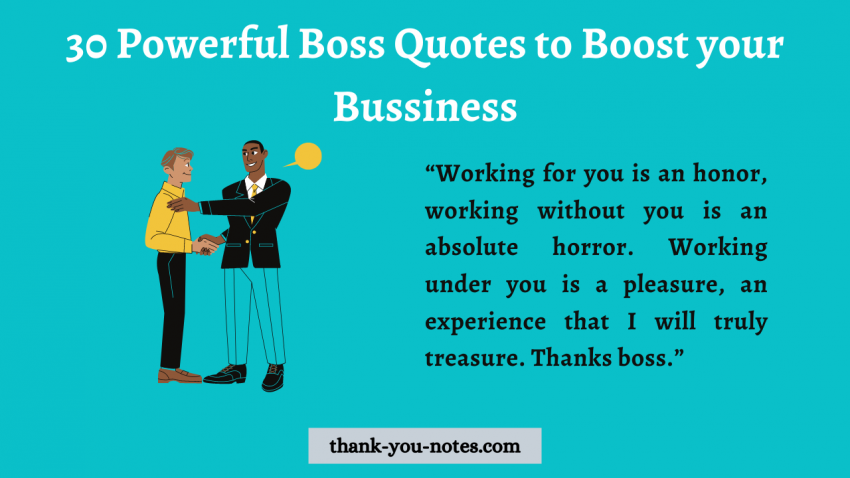 30 Powerful Boss Quotes to Boost your Bussiness