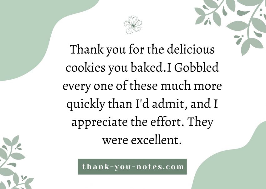 30 Simple & Sweet Thank You For Cookies Messages