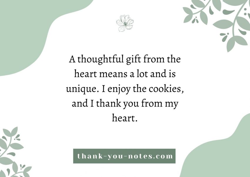 30 Simple & Sweet Thank You For Cookies Messages