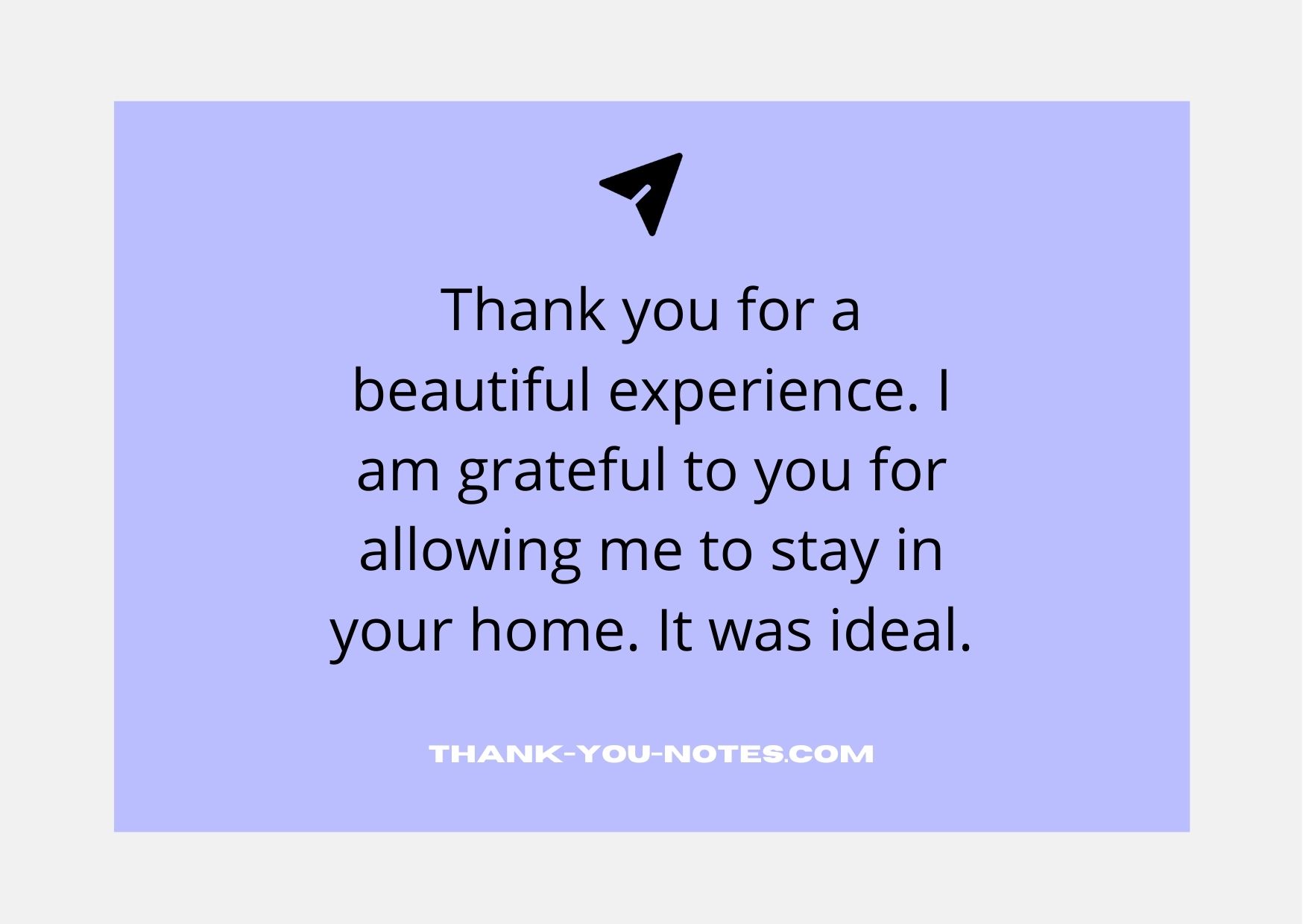 Best Thank You For Your Hospitality - The Thank You Notes Blog