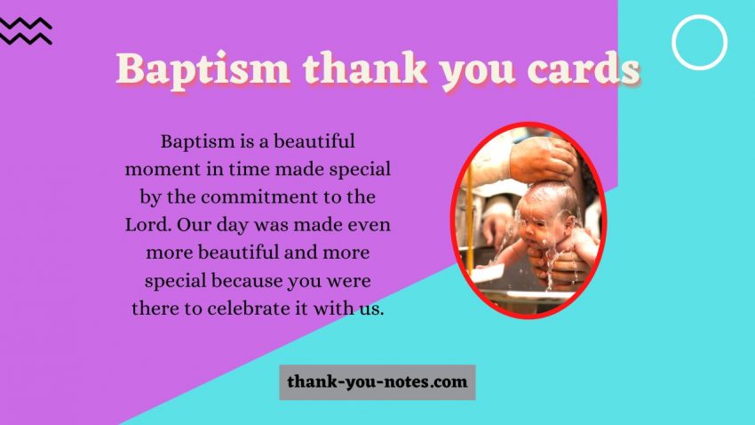 Baptism Thank You Cards