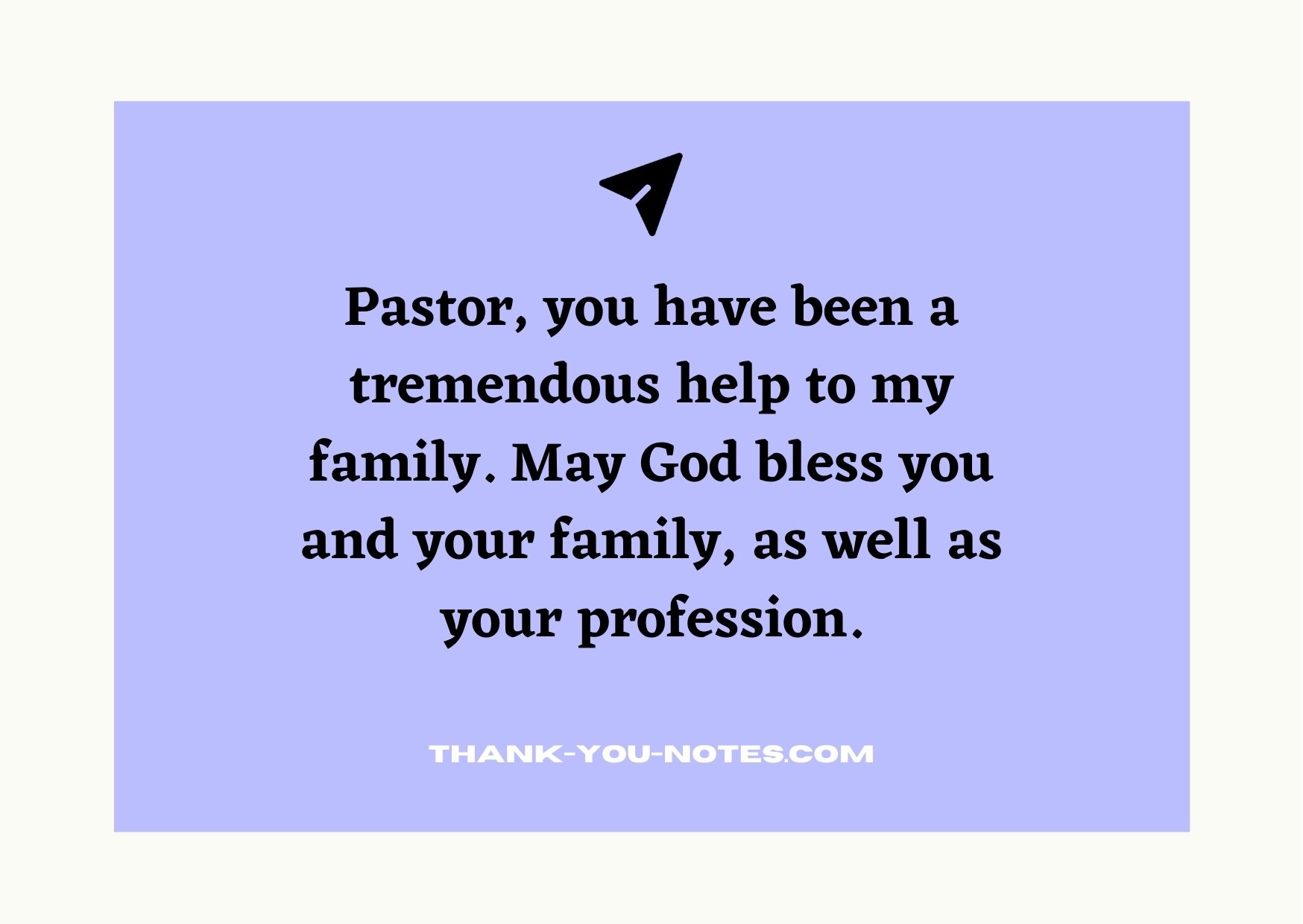 Great Words of Appreciation for a Pastor and his Wife - The Thank You 