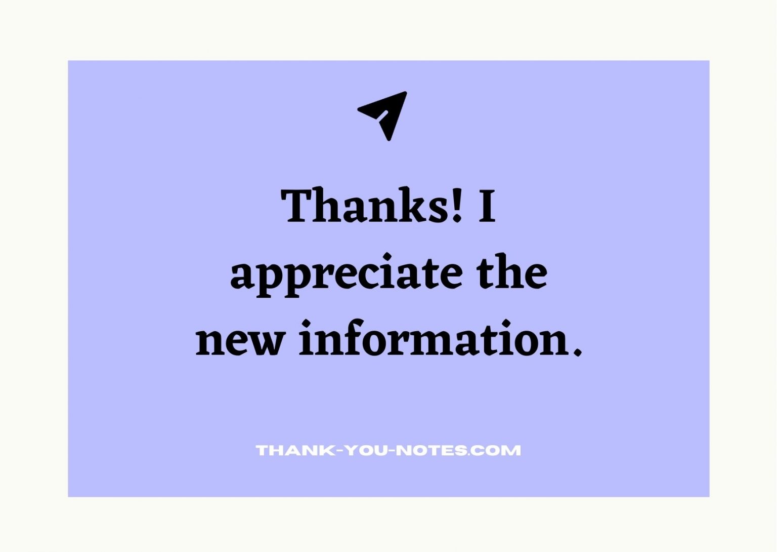 15 Unique Thank You For The Update Notes - The Thank You Notes Blog