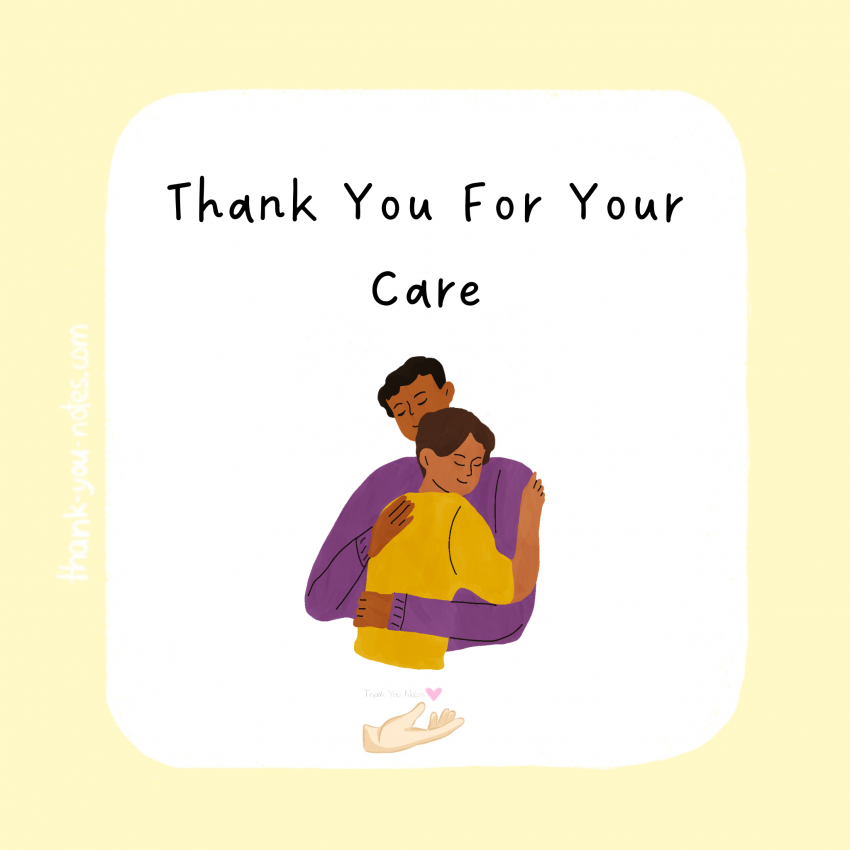 Thank You For Your Care