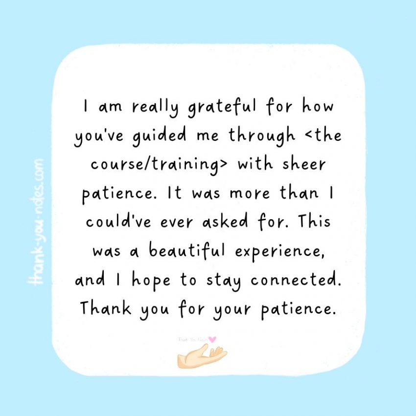 15+ Exclusive 'Thank You For Your Patience' Notes