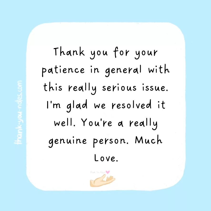 thank you for your patience alternative email