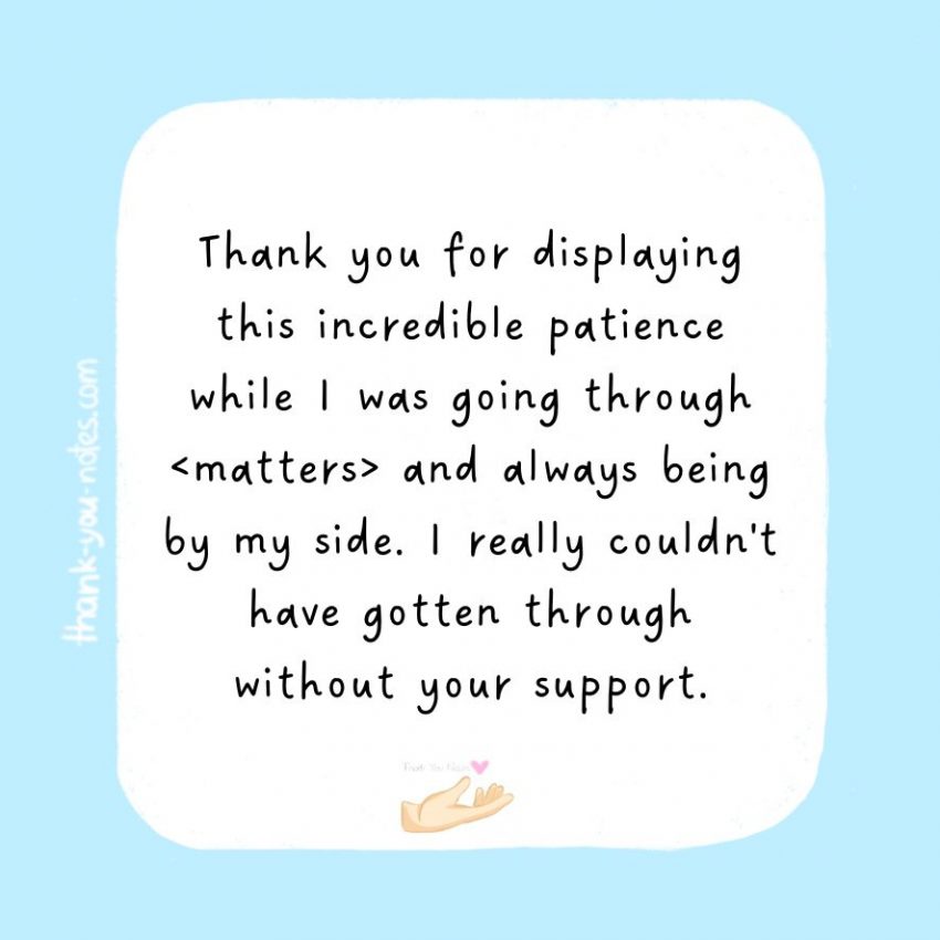 15+ Exclusive 'Thank You For Your Patience' Notes