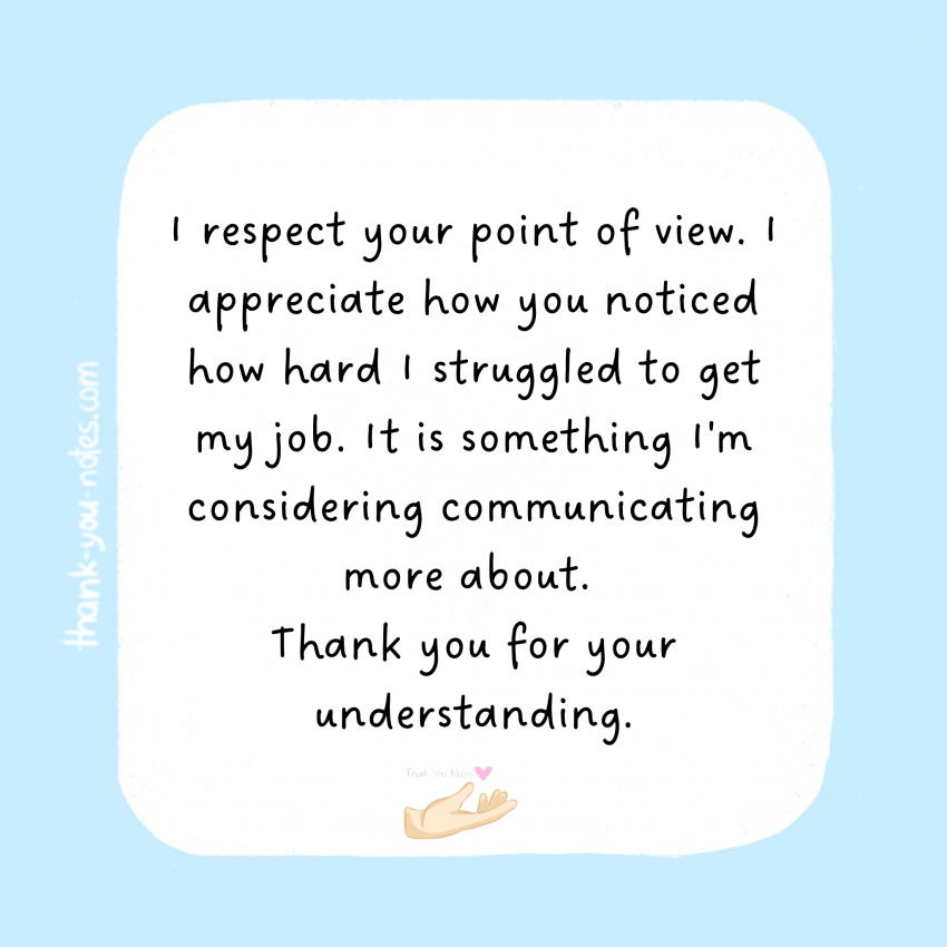 20+ Excellent 'Thank You For Your Understanding' Notes