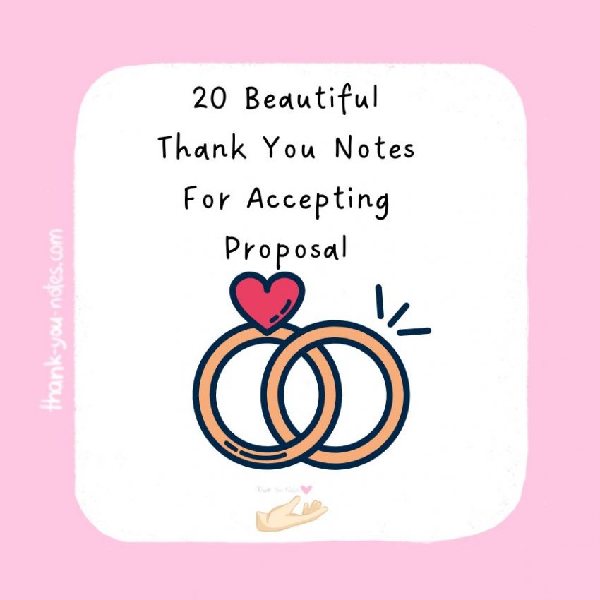 20 Beautiful Thank You Notes For Accepting Proposal