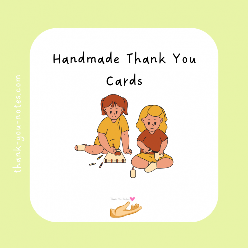 Handmade Thank You Cards
